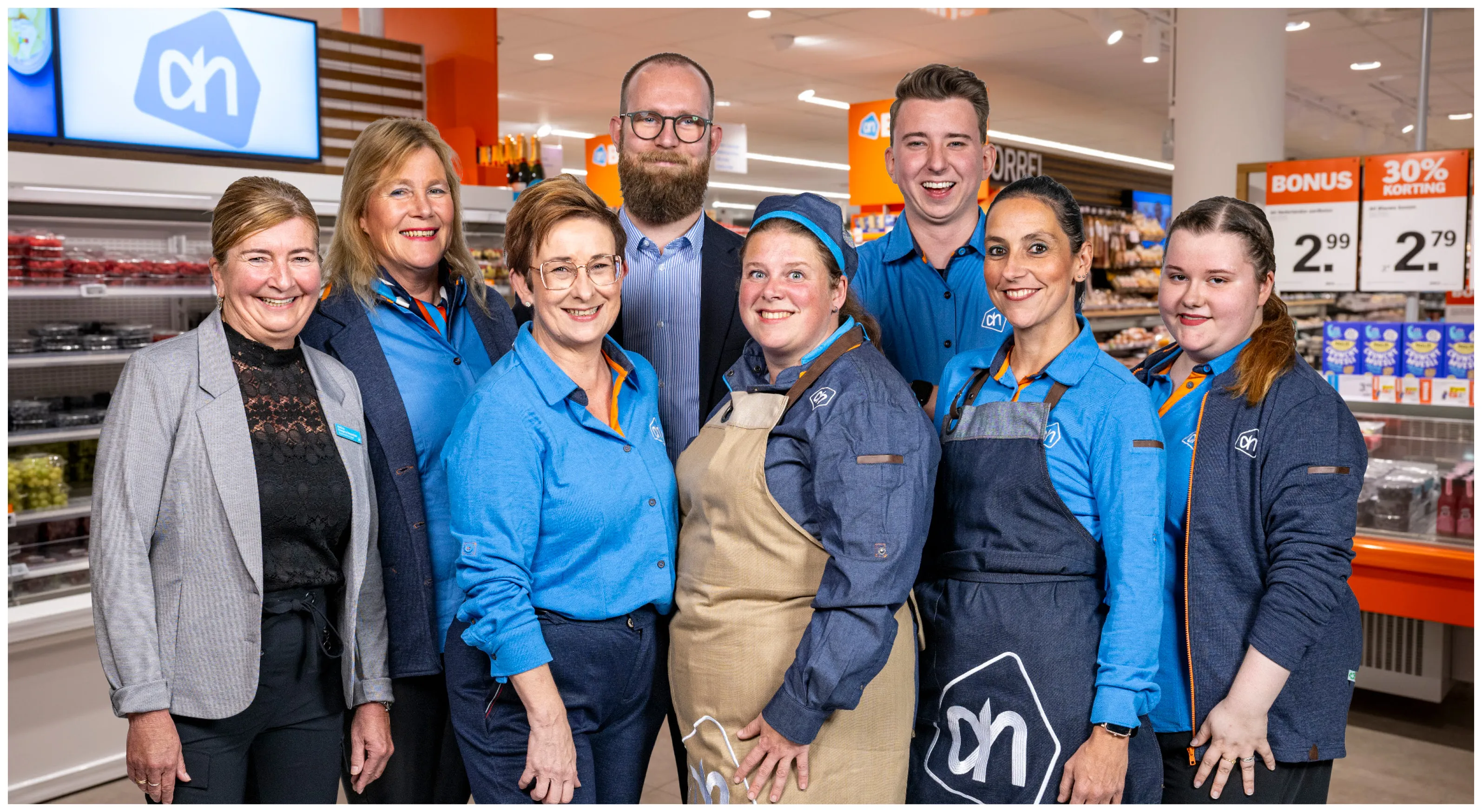 winkelteam geleen foto albert heijn jan linders dirk brand
