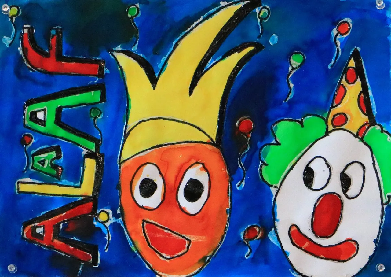 winnende kindercarnavalsposter 2020