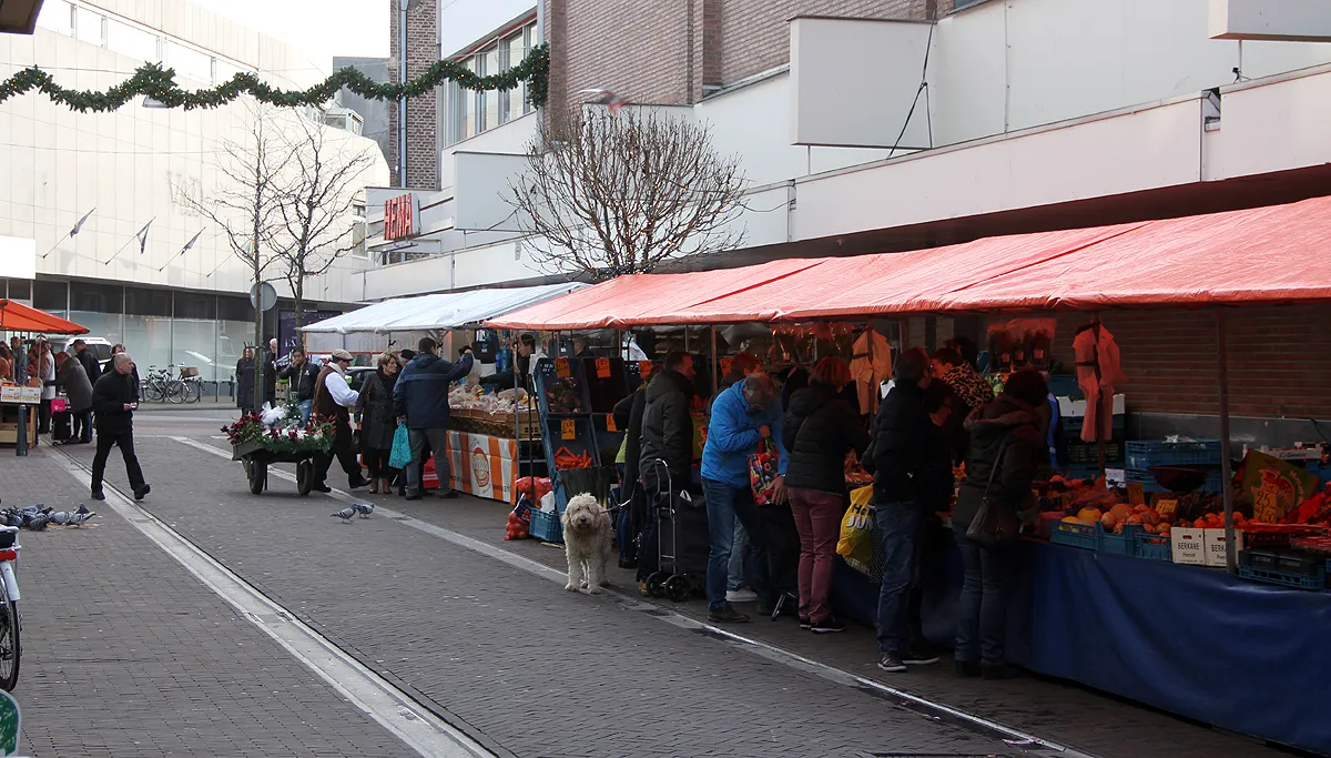zaterdagmarkt verplaatst wegens wentjerdruim