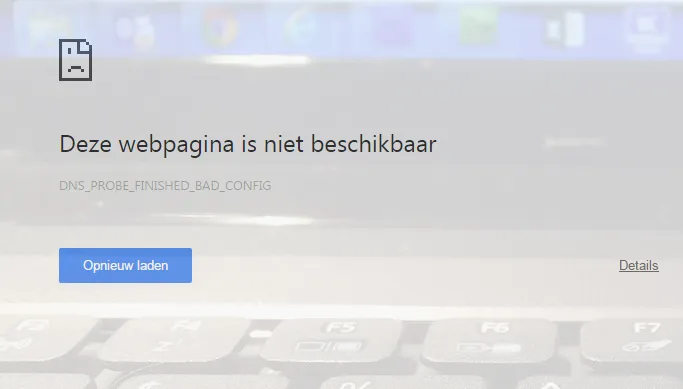 ziggo storing dns