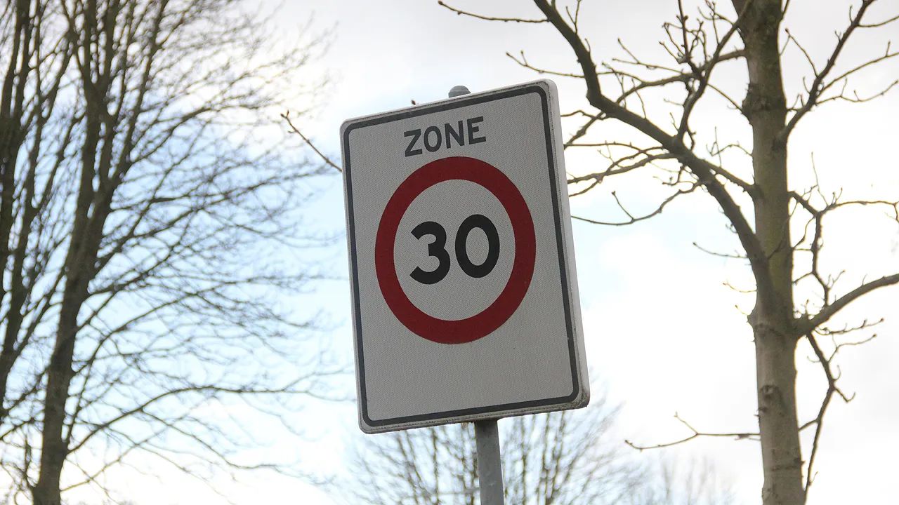 zone 30km per uur