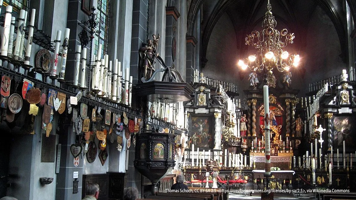 kaarsenkapel in kevelaer