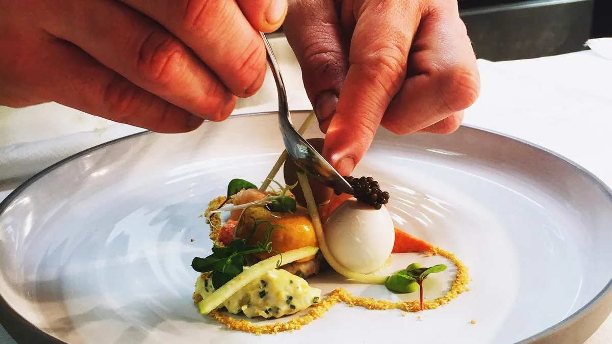 mise en place opgemaakt gerecht restaurant