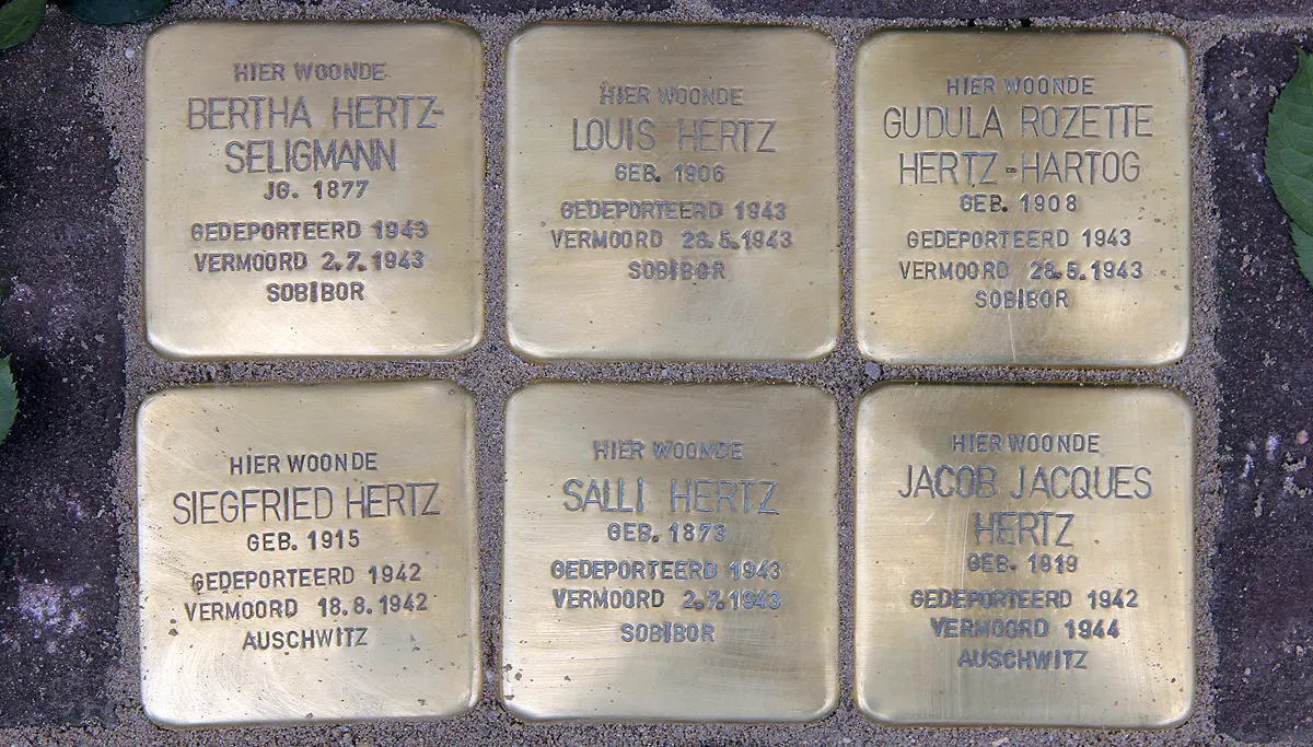 stolpersteine putstraat boven 24 juni 2016