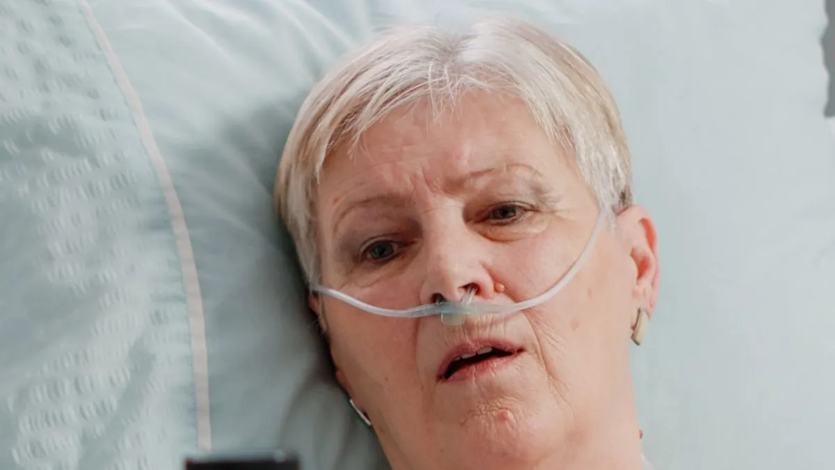 copd patient zuurstofslangetje