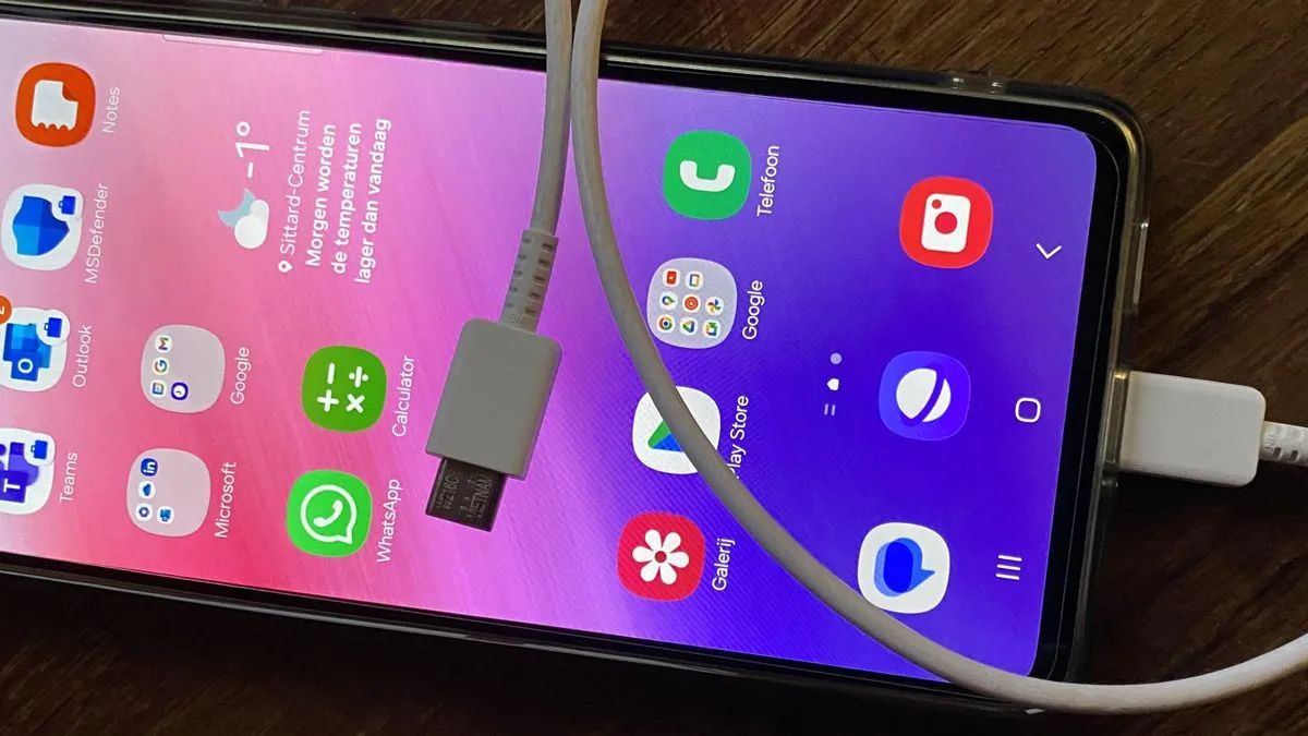 usb c poort verplicht