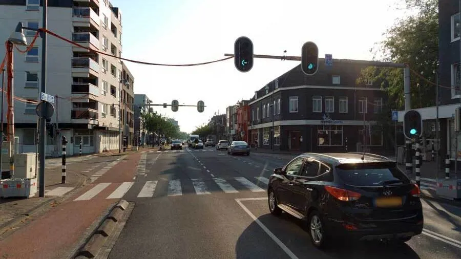 verkeerslichten geleen centrum groenstraat beekhoverstraat