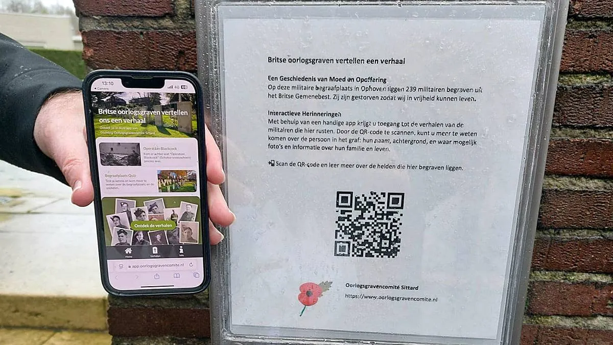 britse oorlogsgraven vertellen een verhaal