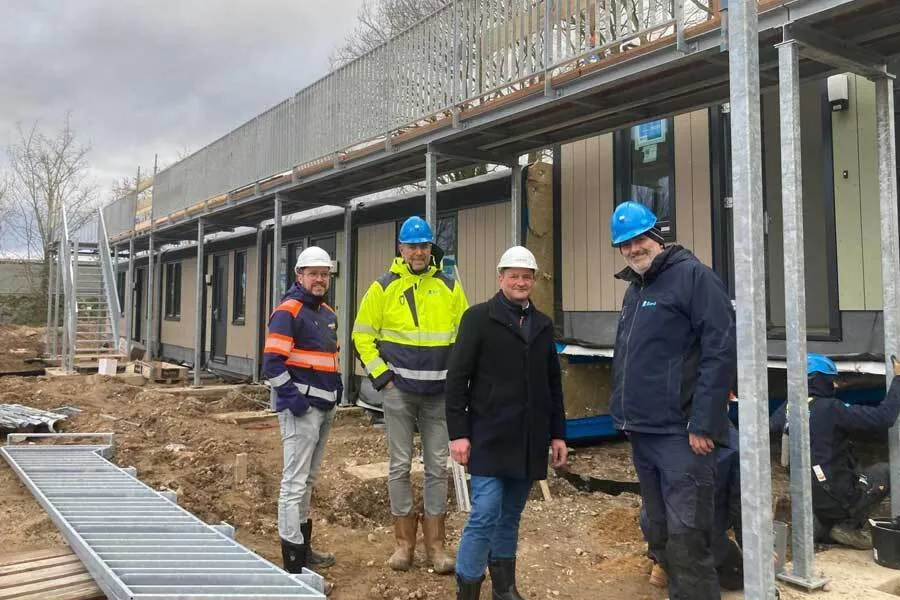 plaatsing flexwoningen born oekraieners