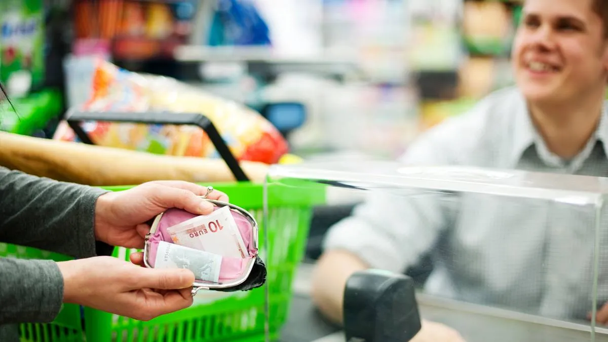 contant betalen in supermarkt