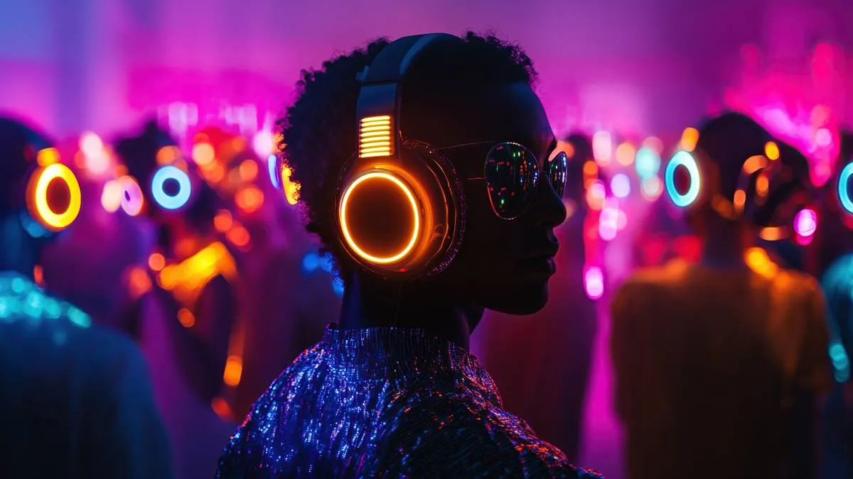 silent disco led verlichte koptelefoons headsets