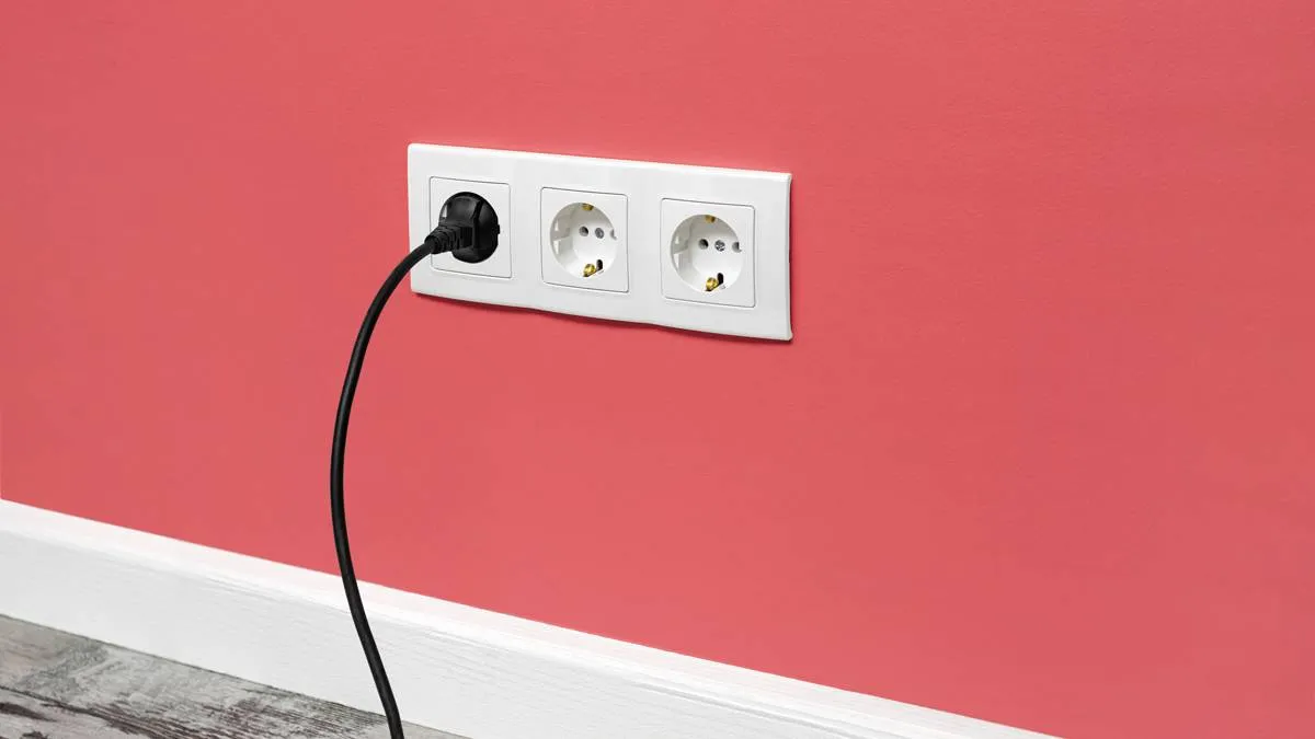 wand stopcontacten stekker kabel