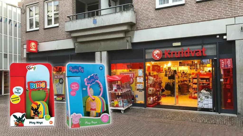 veiligheidswaarschuwing speelsleutels filiaal kruidvat walstraat sittard
