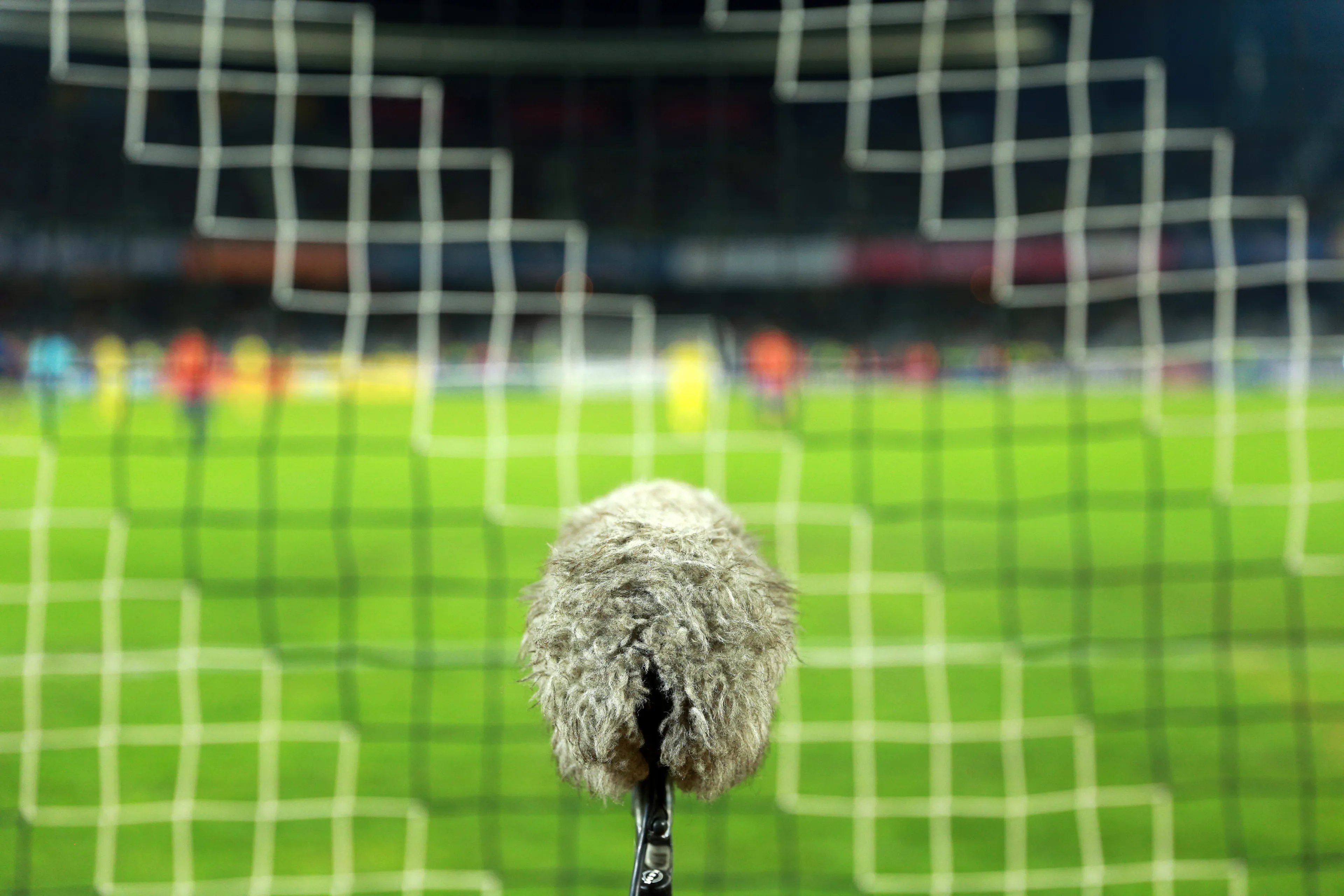 big and furry sport microphone on a soccer field b 2022 03 13 02 45 42 utc