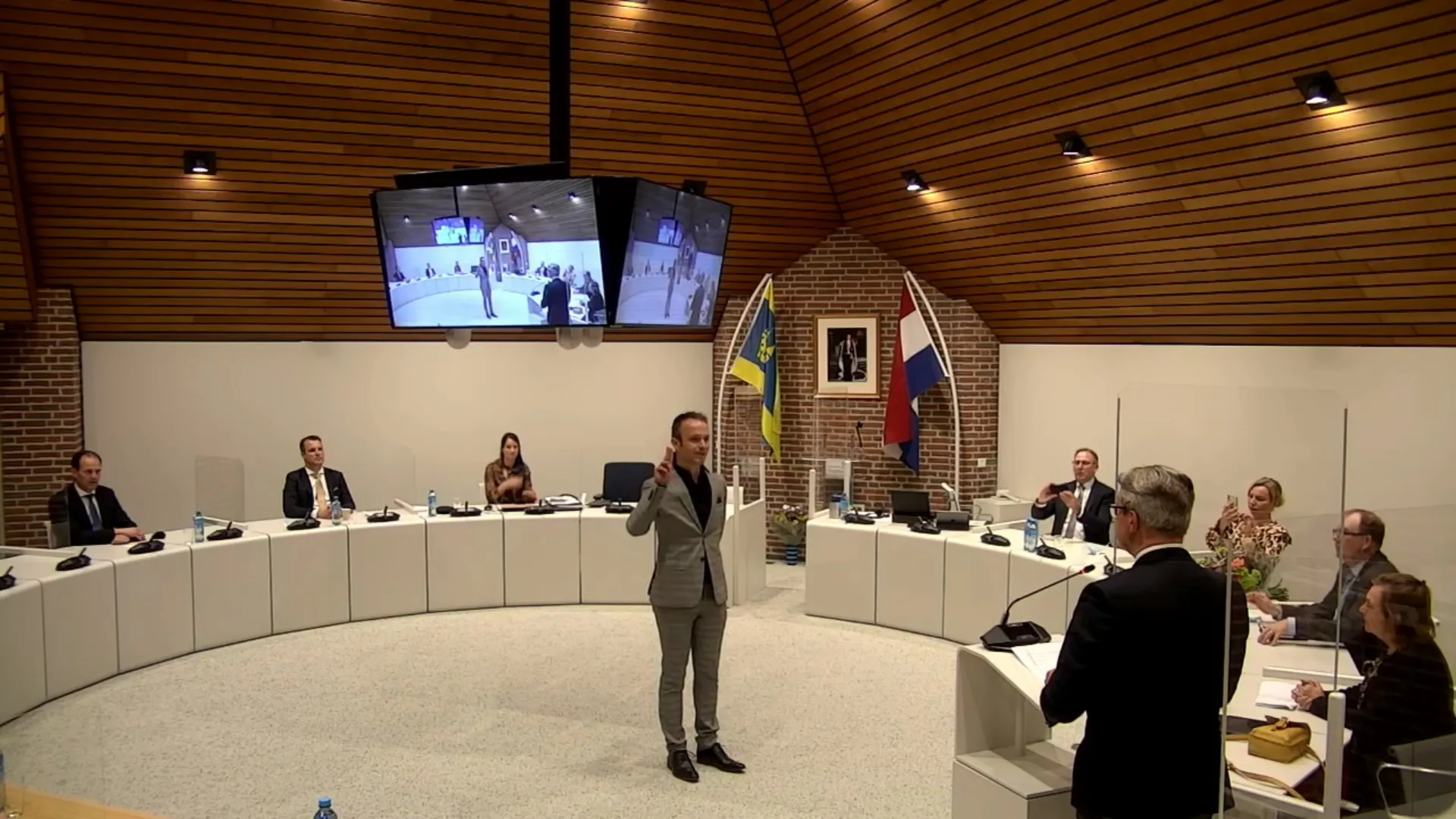 beedigd arjan hokse als raadslid gemeente staphorst
