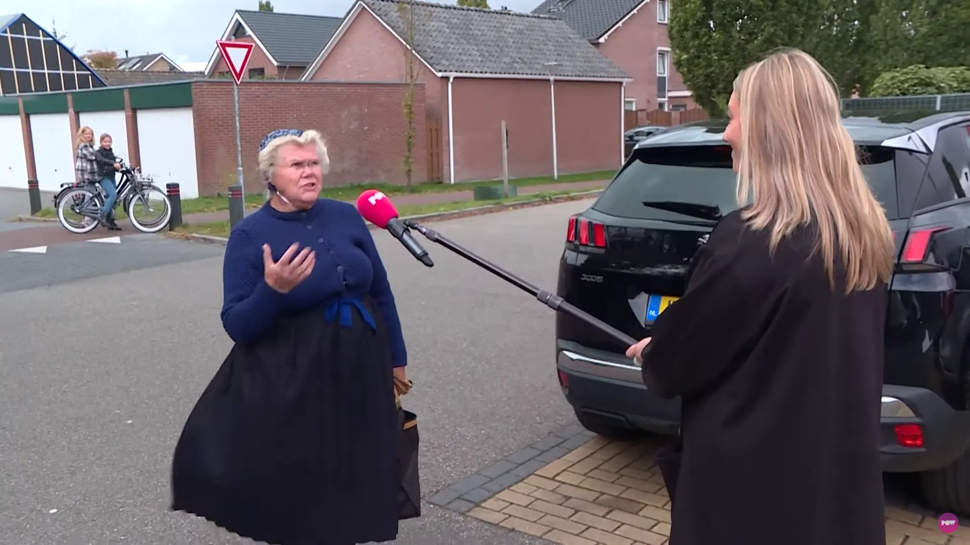 centrum staphorst bezocht door dame van powned
