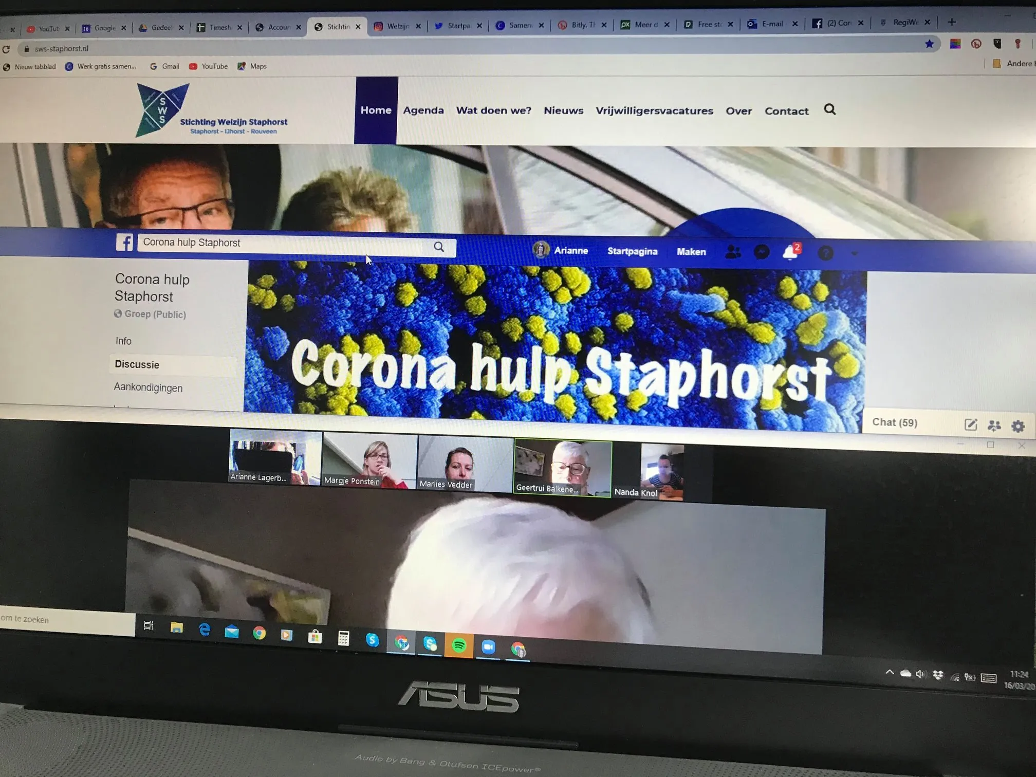 corona hulp facebook welzijn staphorst
