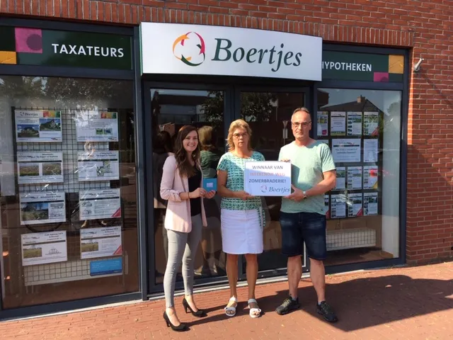 fam dunnink wint weekendje weg boertjes makelaardij