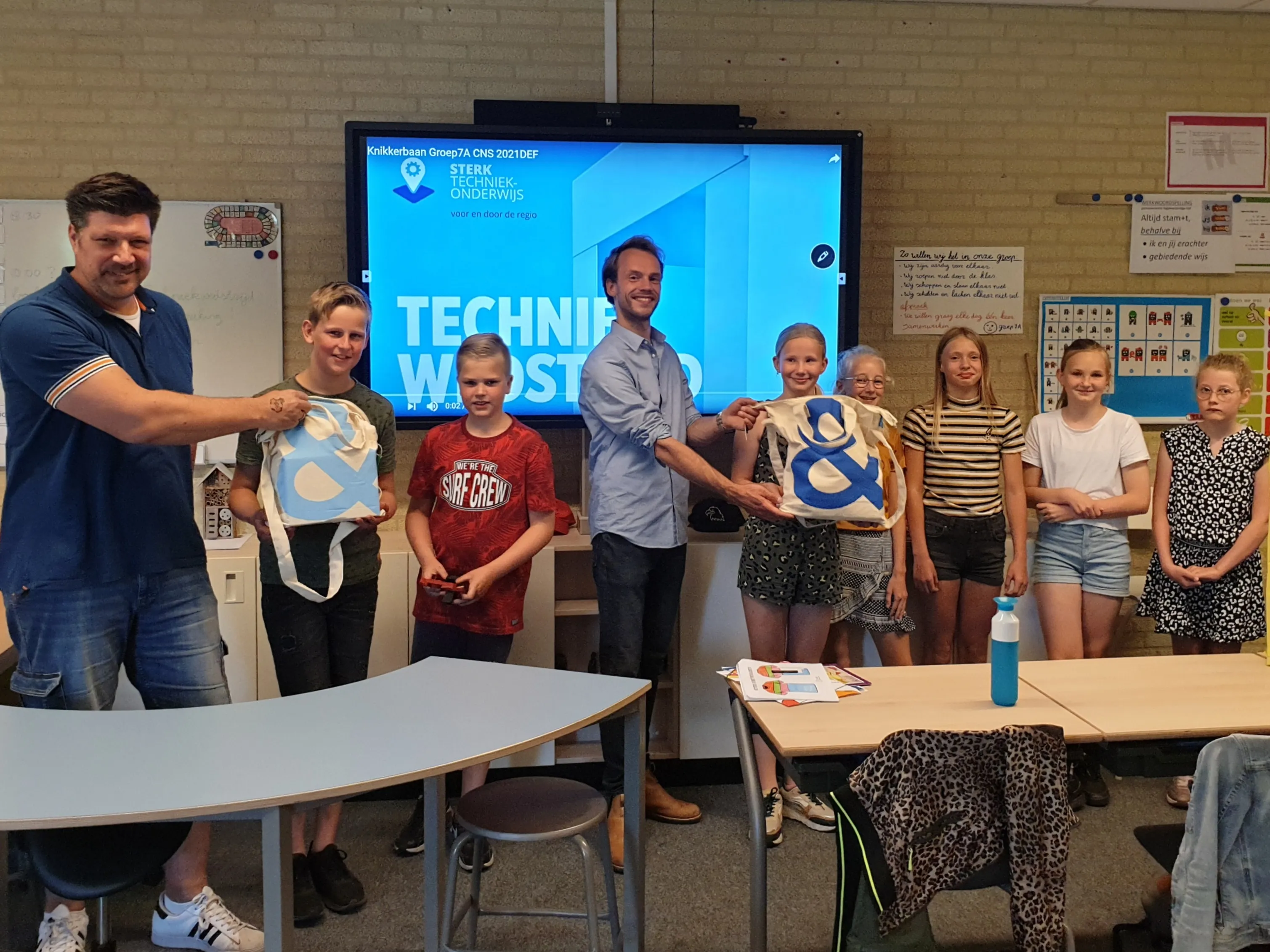 foto winnaars cns techniekwedstrijd