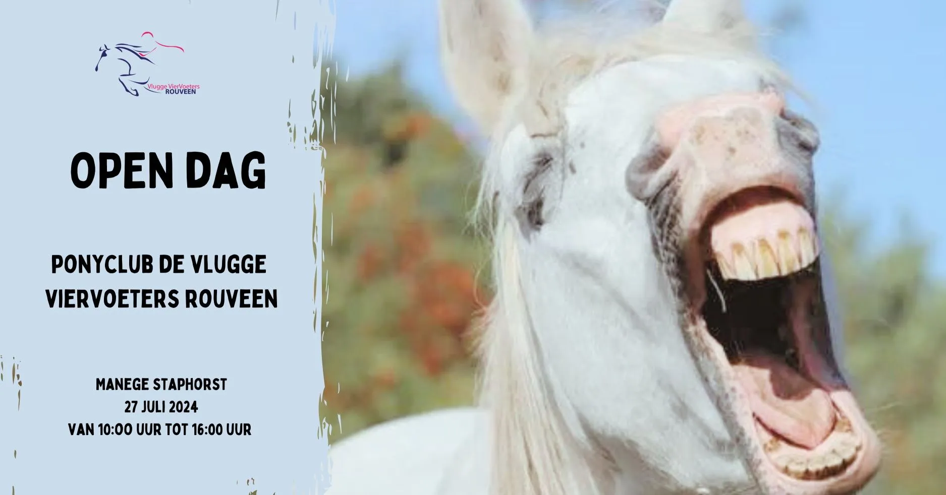 open dag liggend