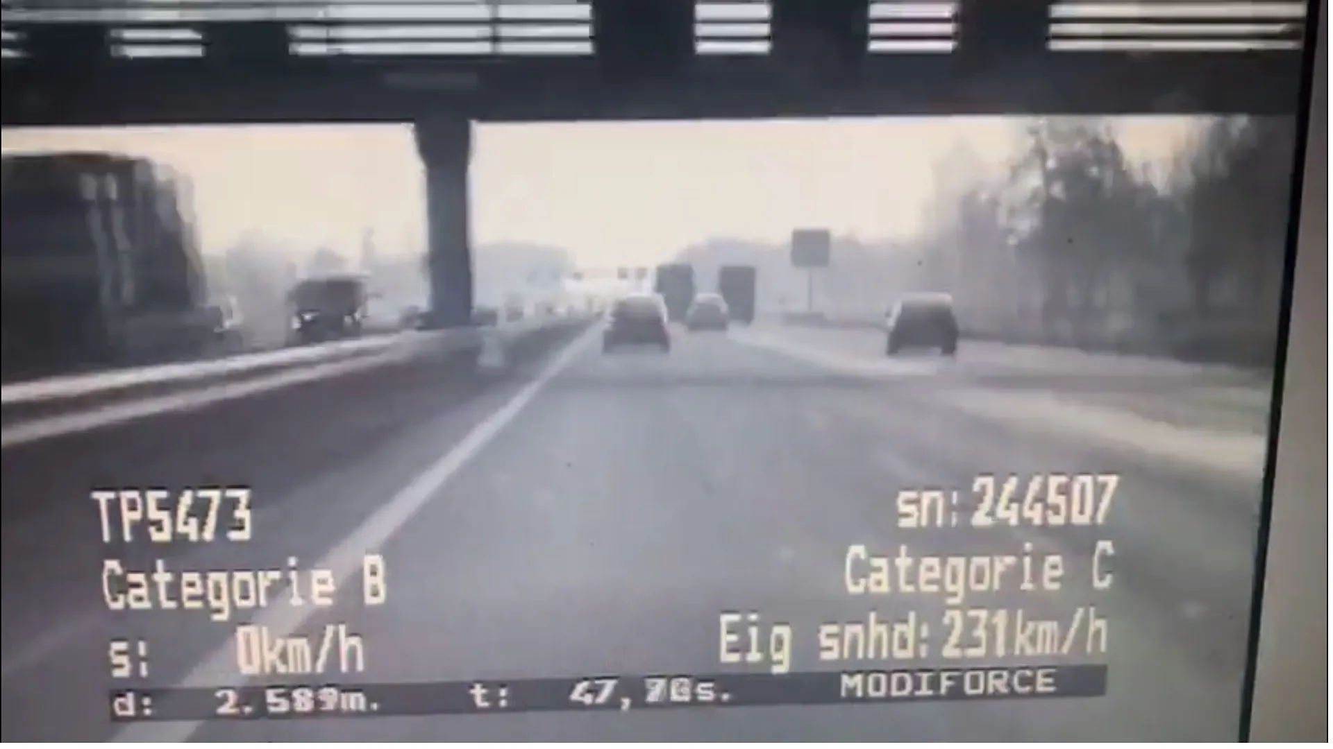 snelheid snelweg politie