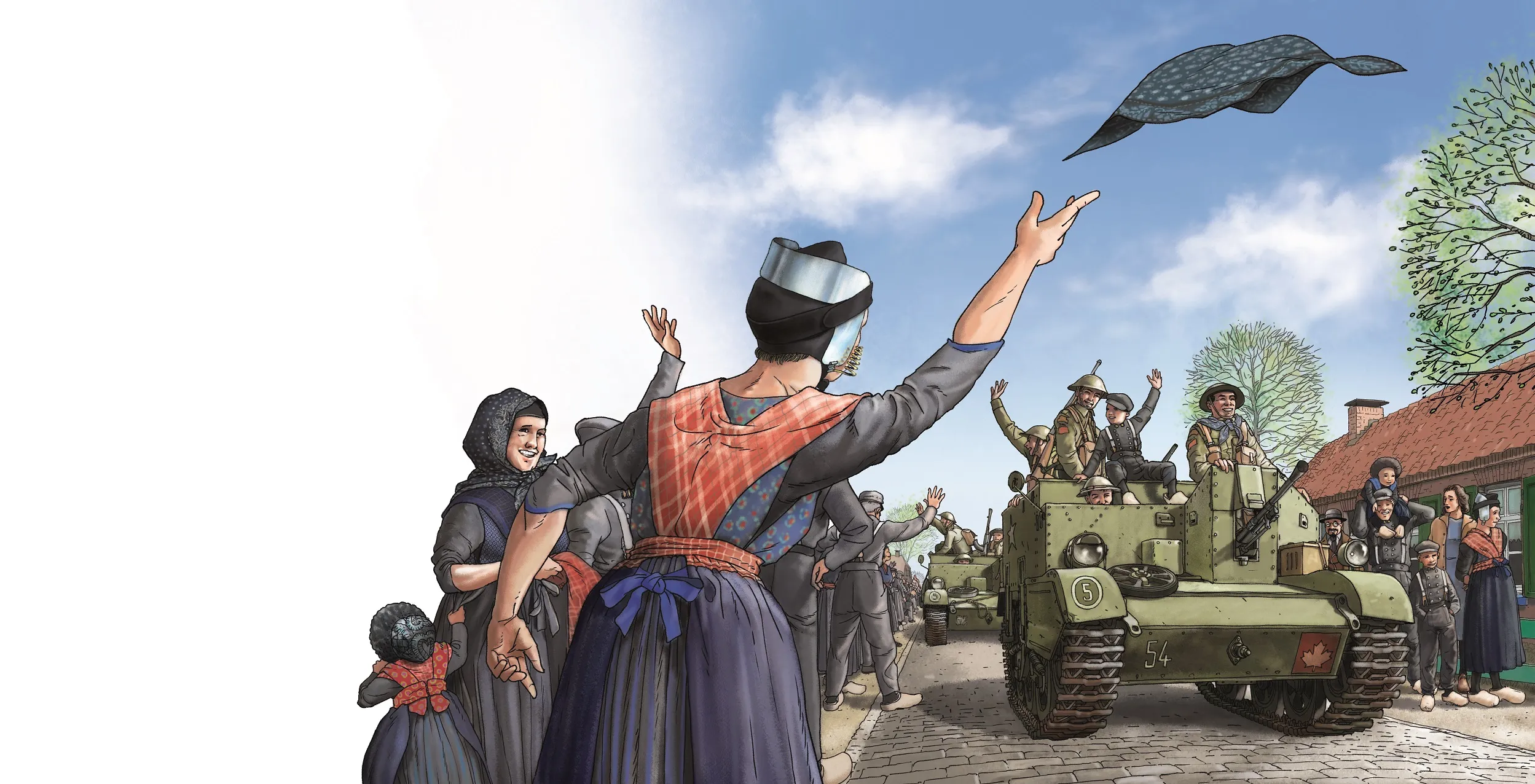 wachten op de canadezen plaat