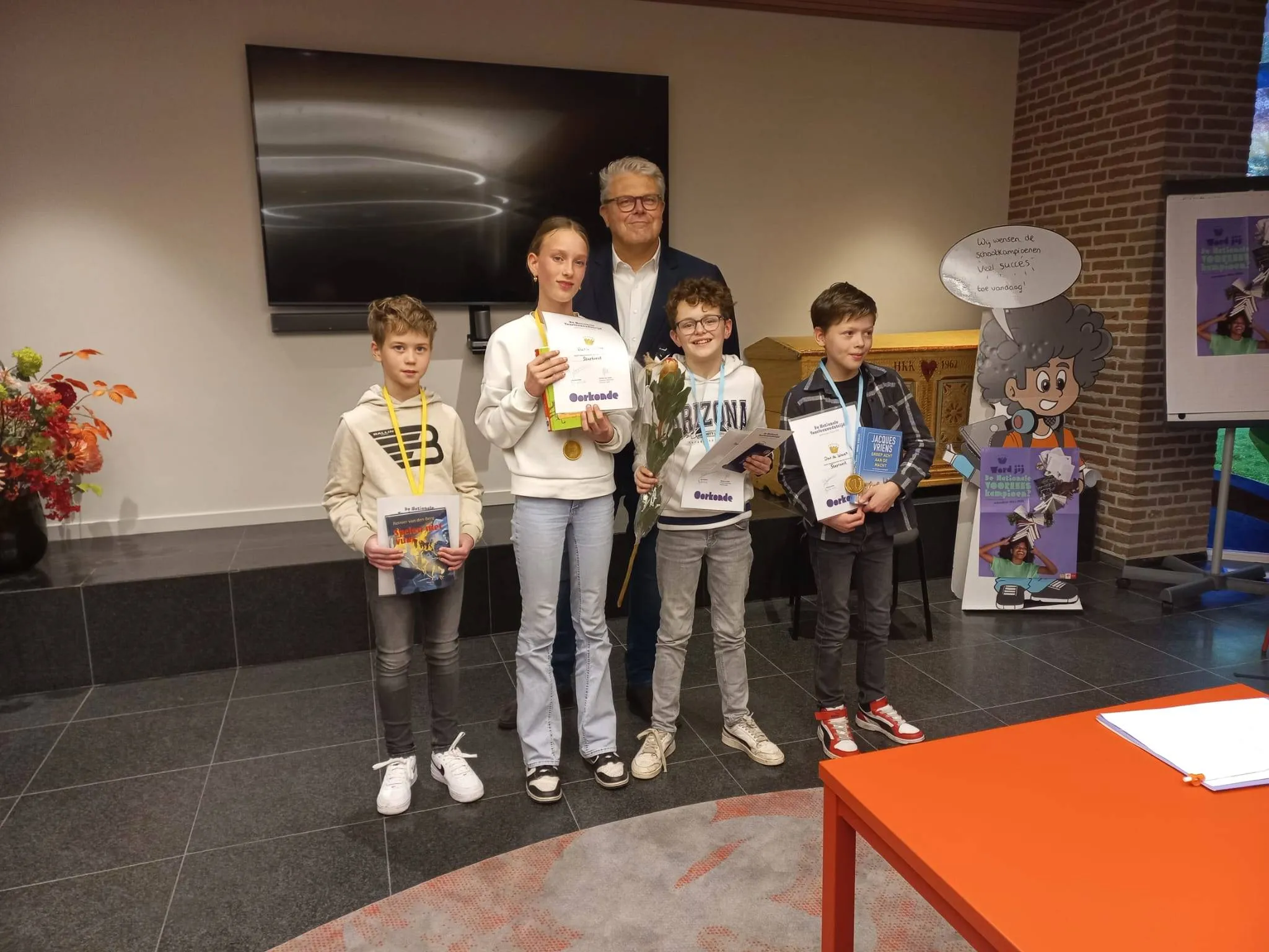 foto winnaar voorleeswedstrijd staphorst 1