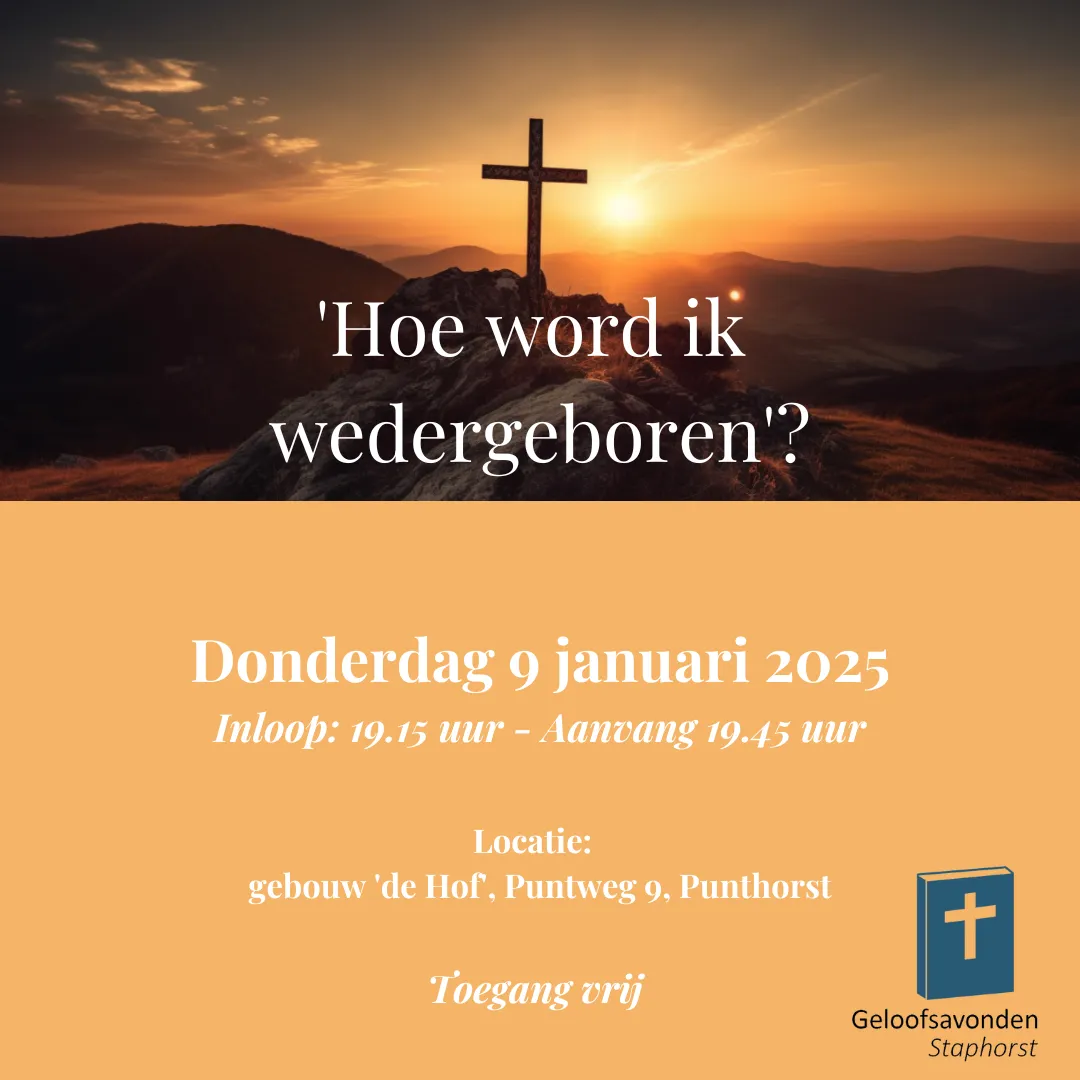 hoe word ik wederboren 9 januari 2025