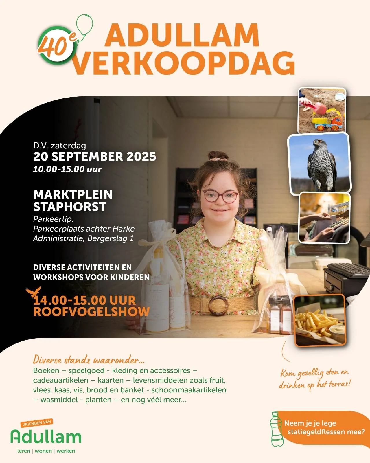 Poster Adullamverkoping september 2025