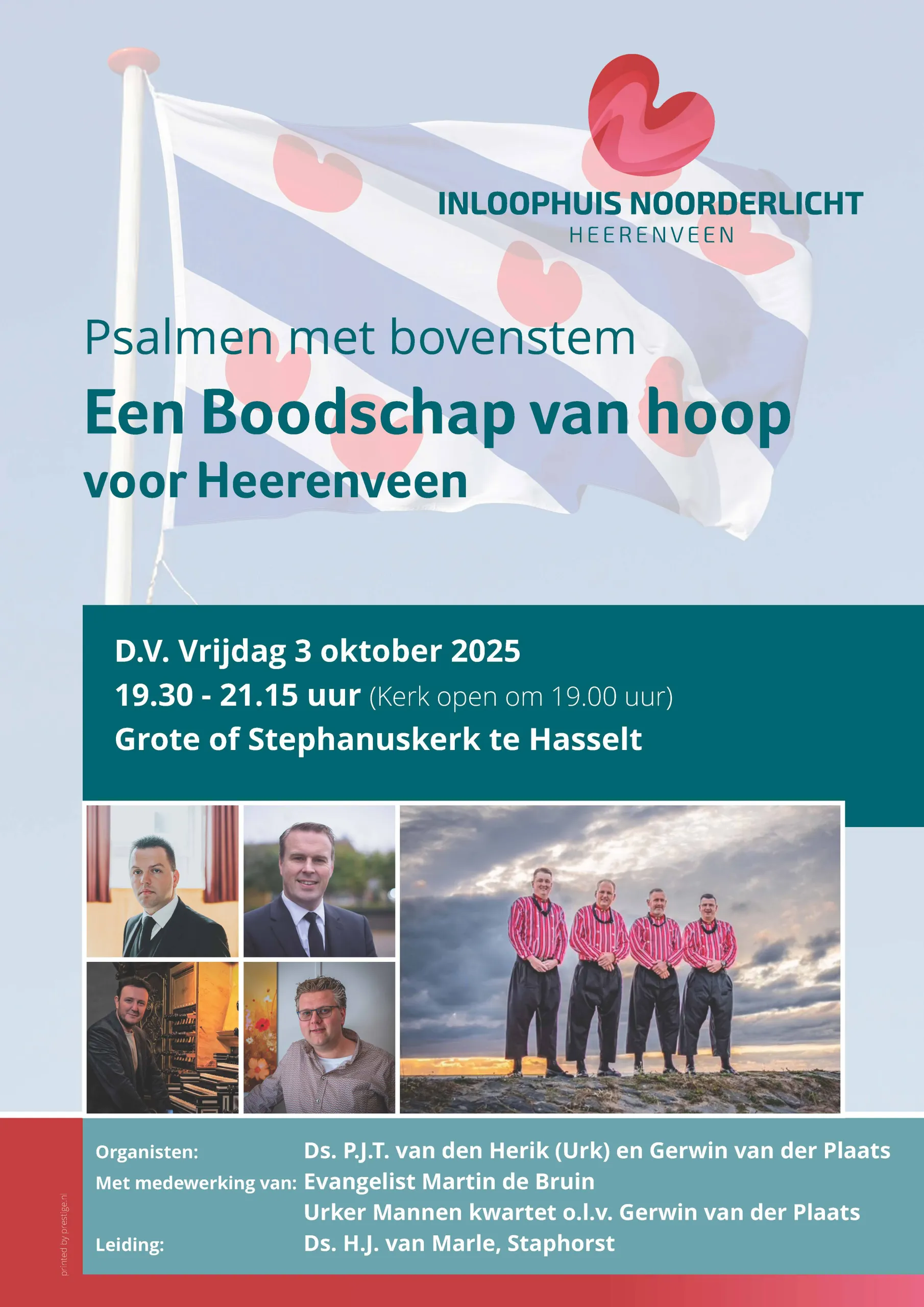 Poster Psalmzangavond SEH