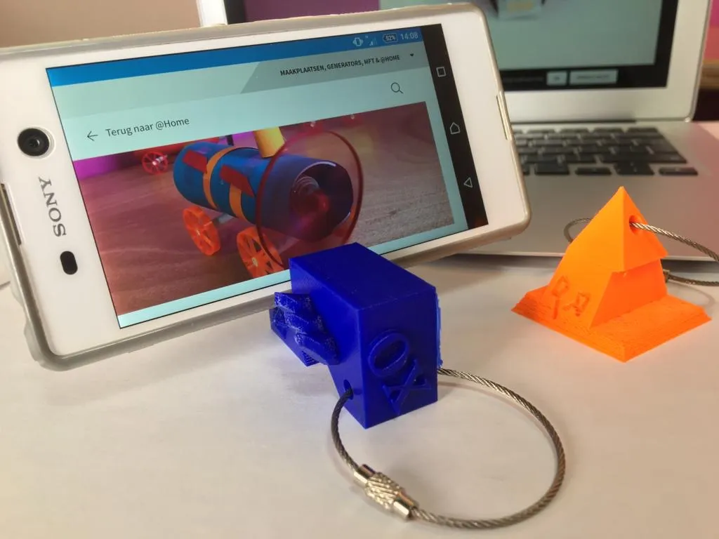 3d sleutelhanger