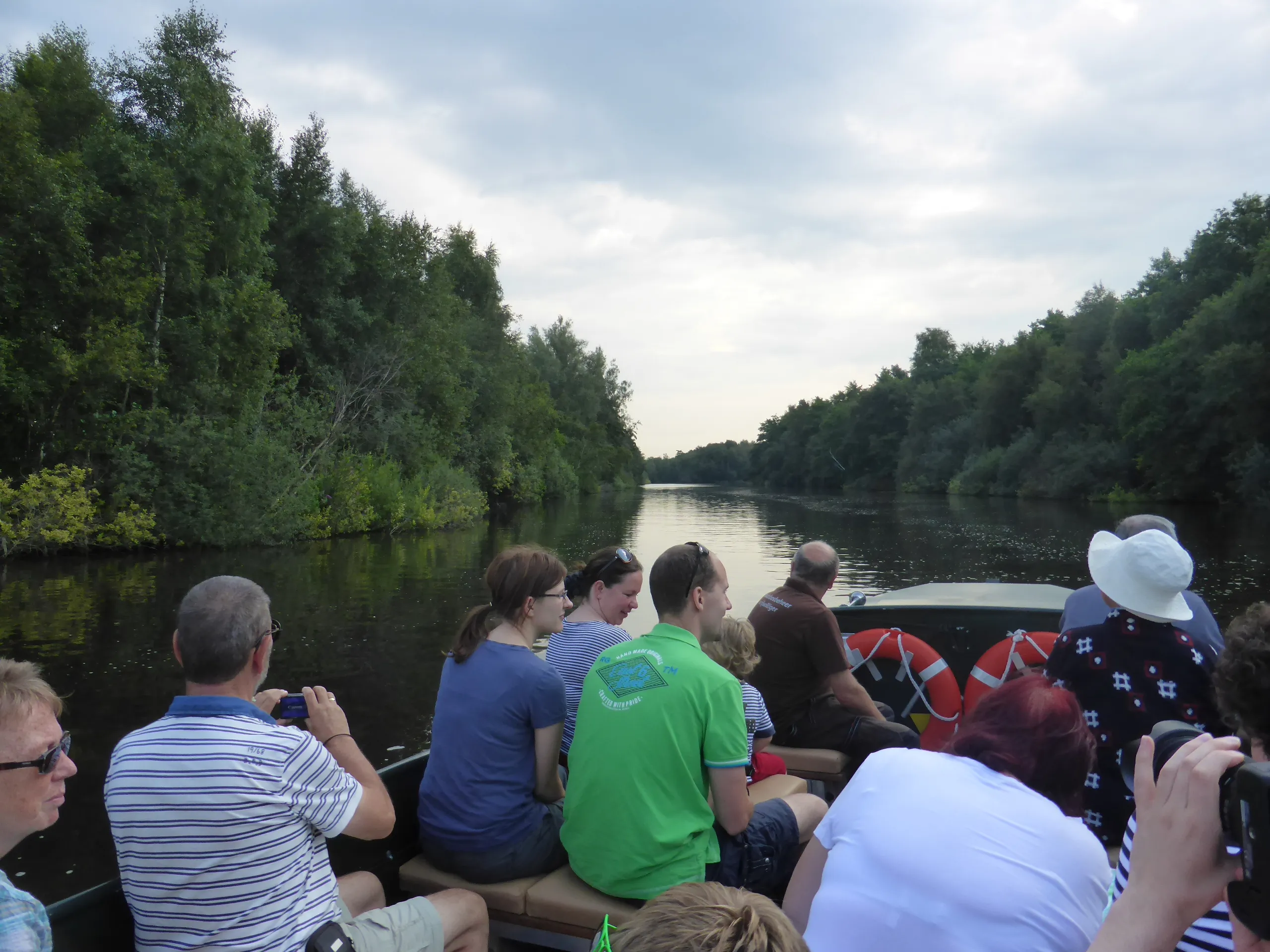 excursieboot inkijk open water