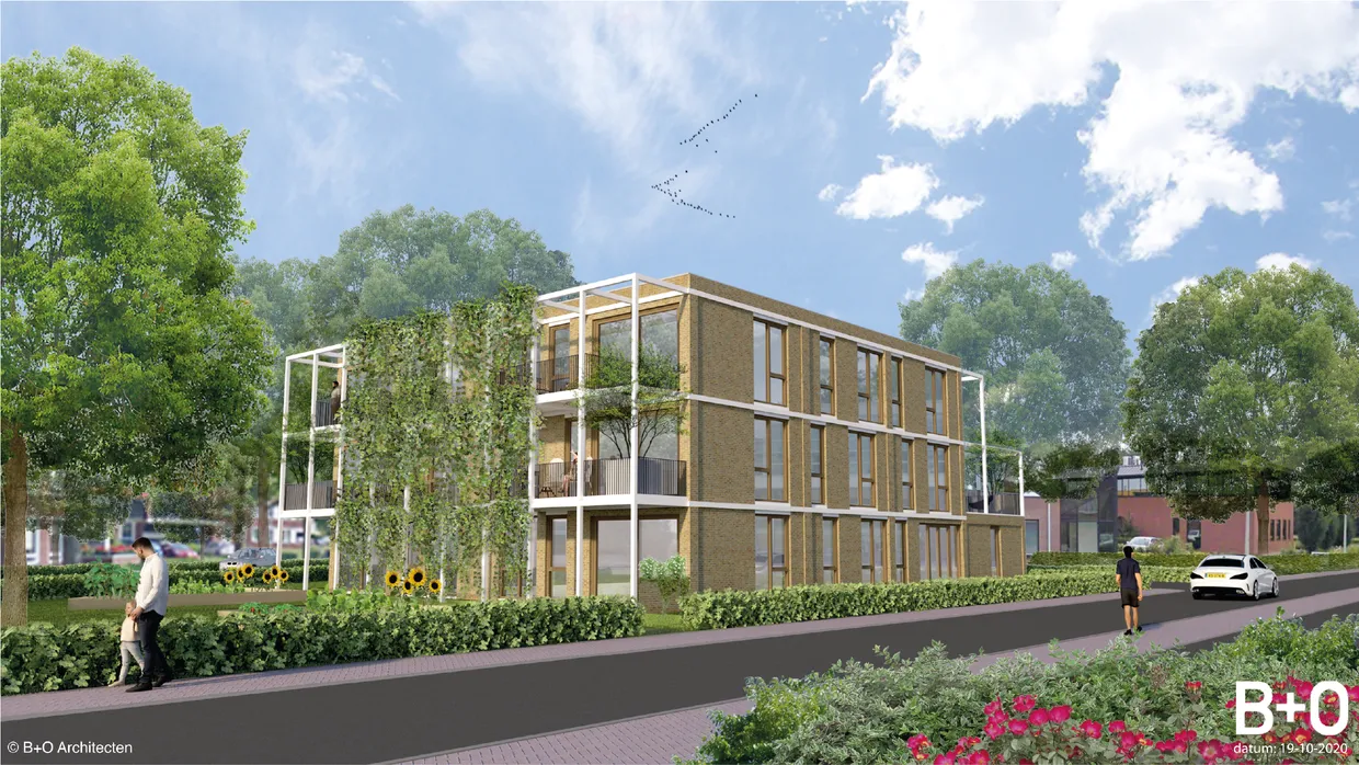 impressie nieuwbouw wetland wonen in steenwijk bo architecten 50