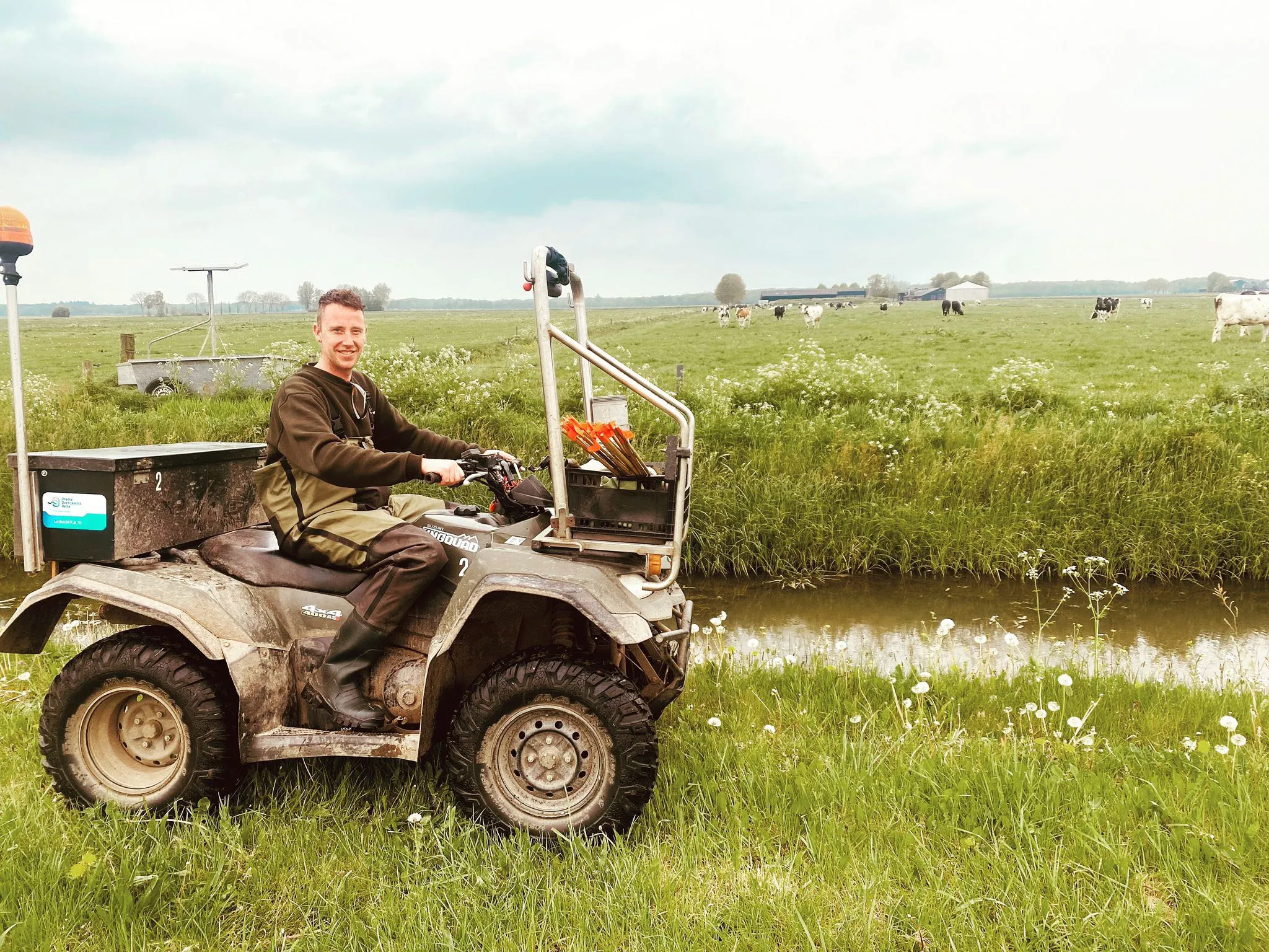 muskusrattten bestrijden per quad