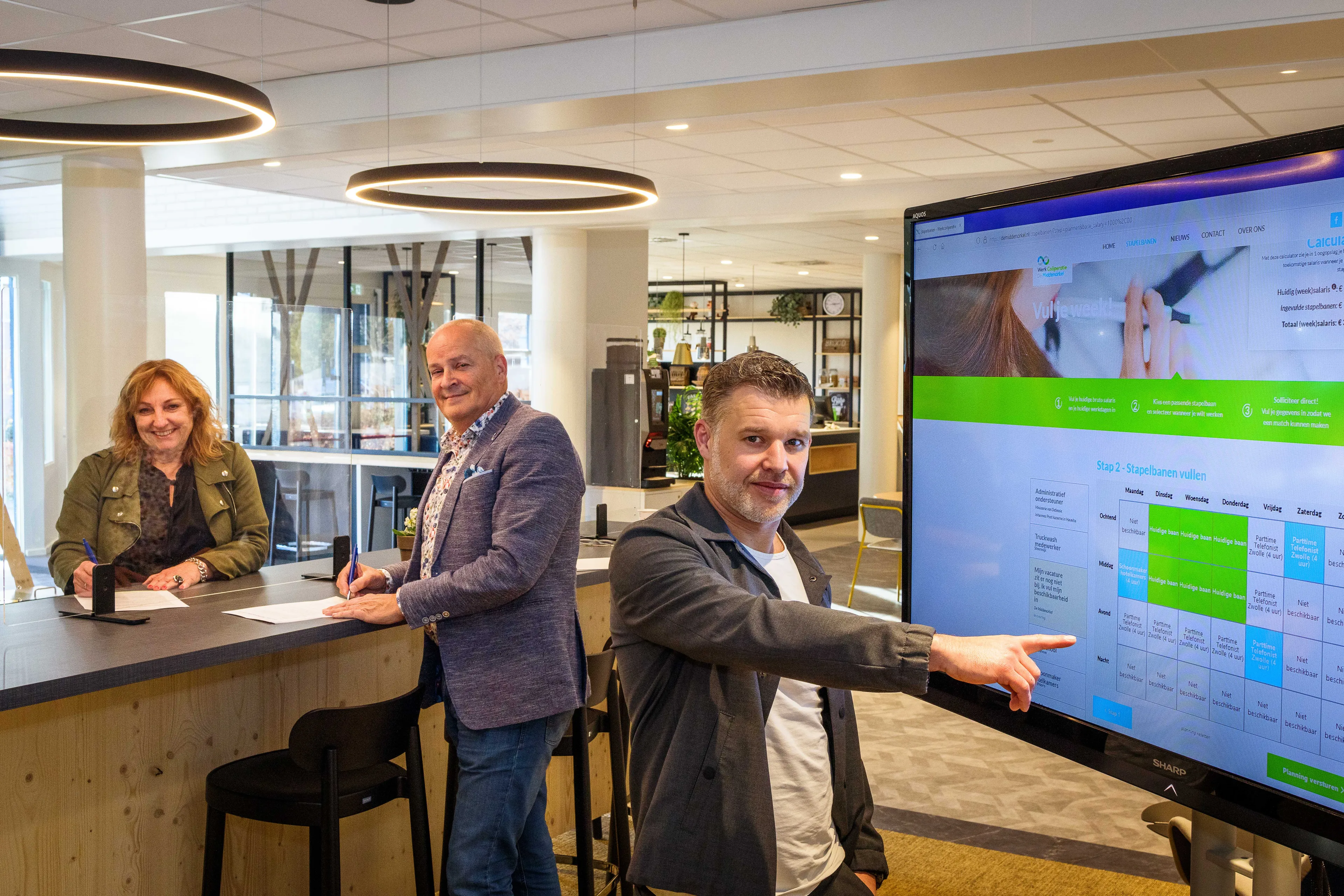 ondertekening stapelbanen