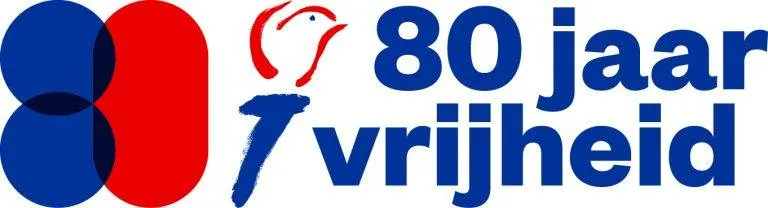 80 jaar vrijheid logo