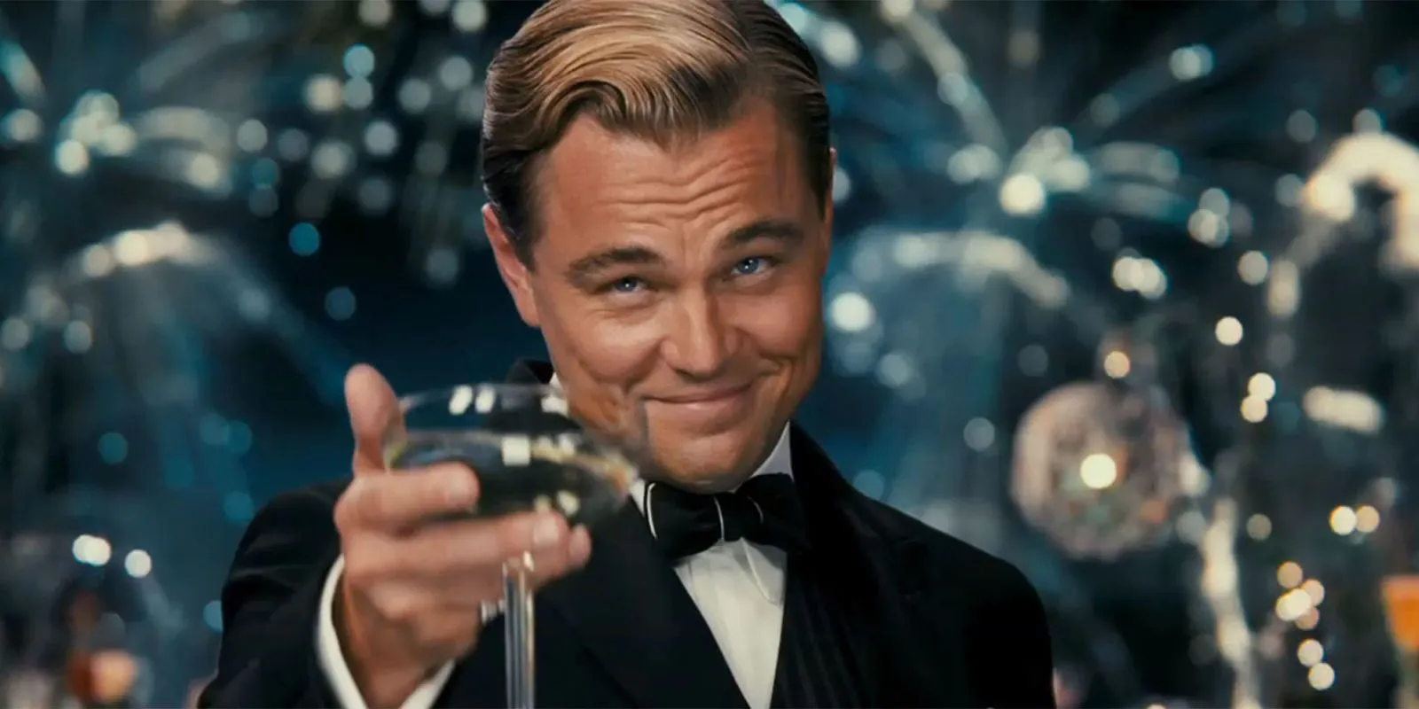 leo toasting meme banner