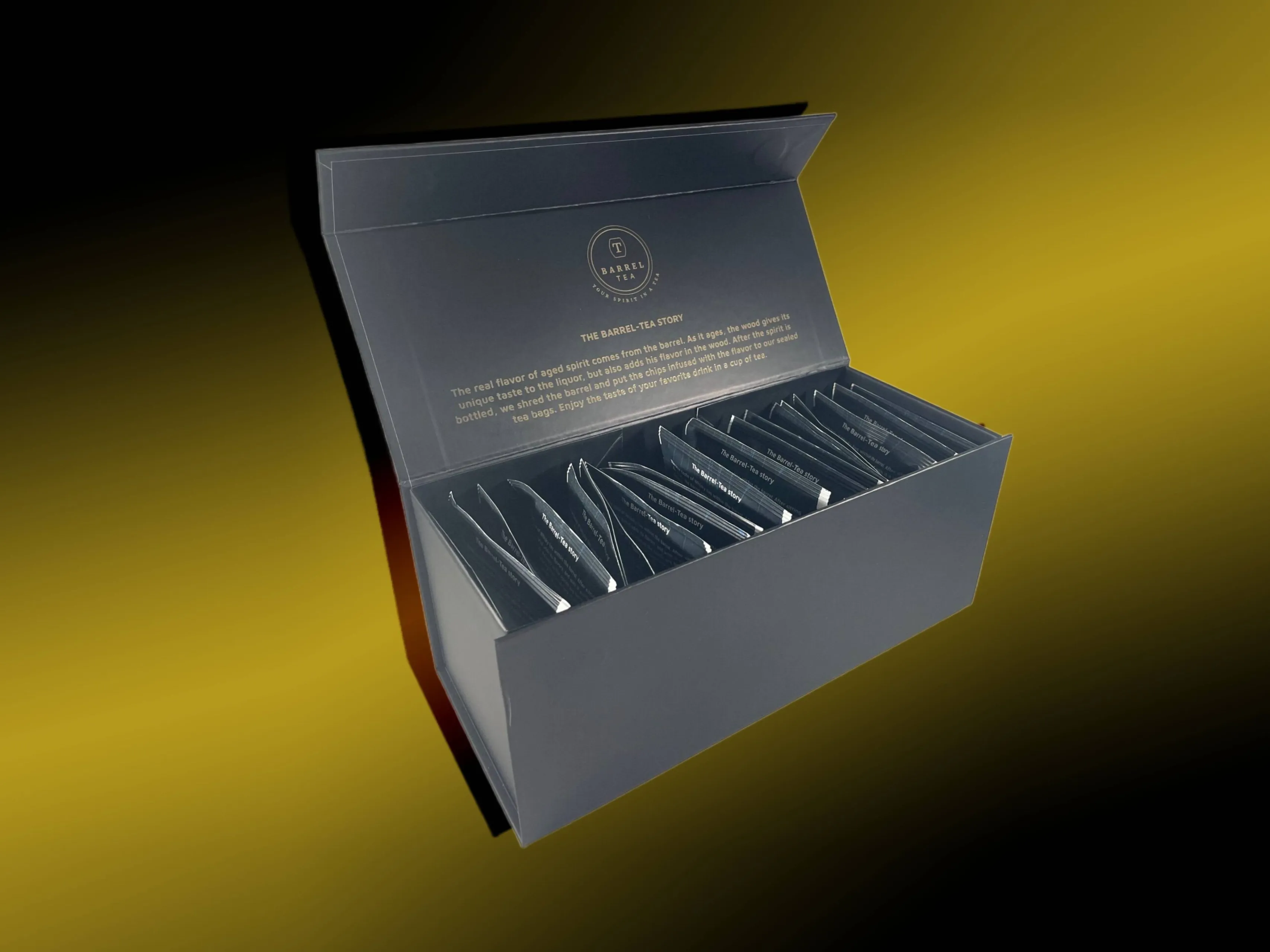 barrel tea bottle box