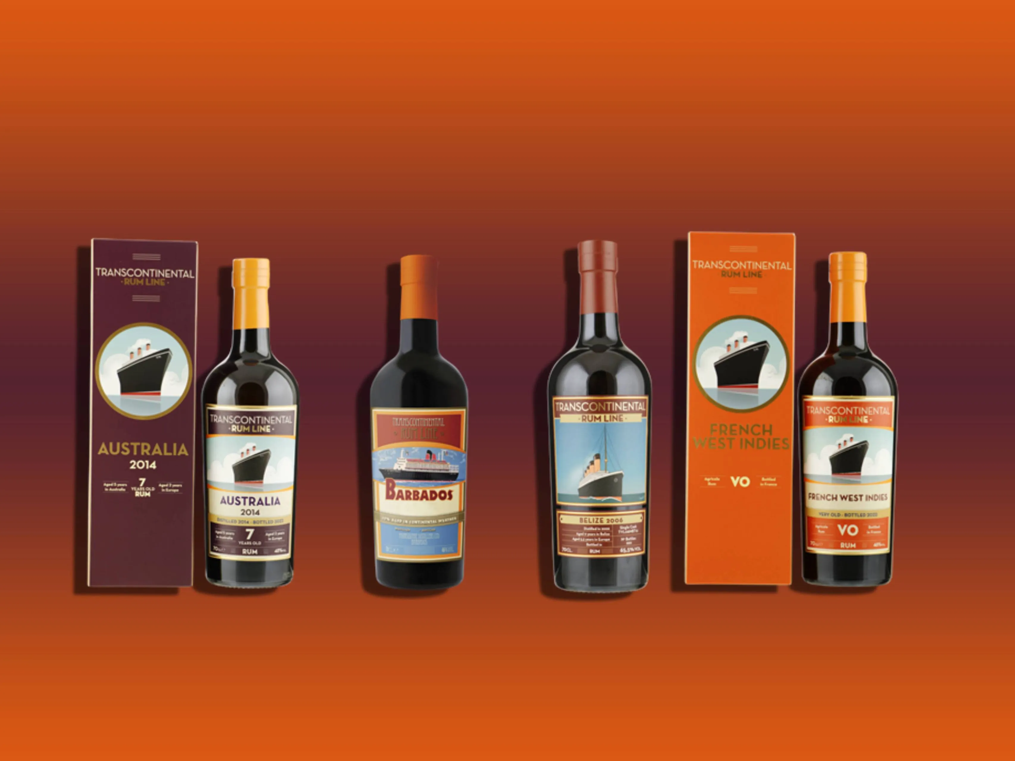 transcontinental rum line