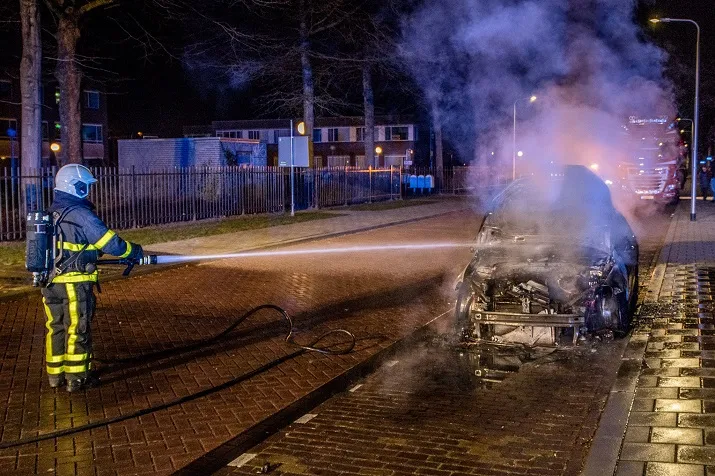 auto uitgebrand tilburg