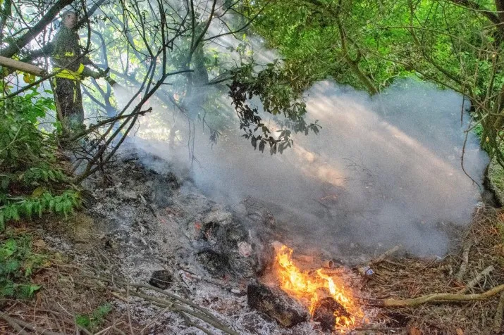 bosbrand lage wal tilburg goirle