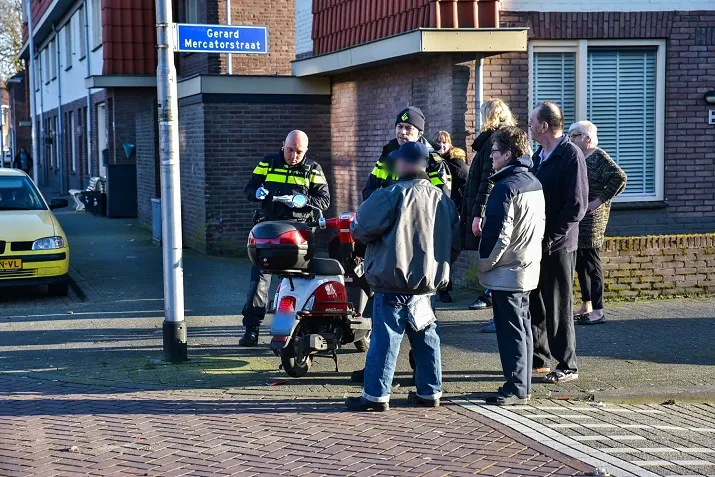brommerrijder gewond