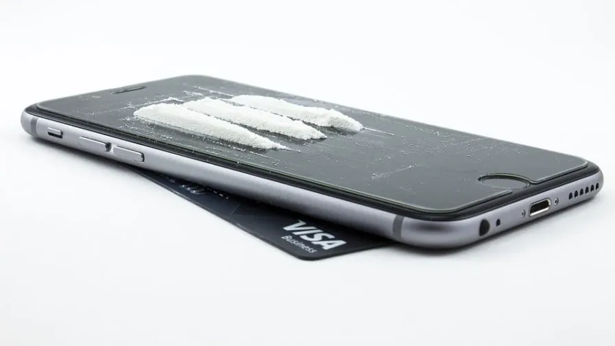 cocaine op telefoon