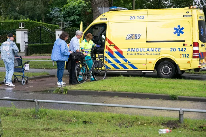gewond na val voor ziekenhuis tilburg