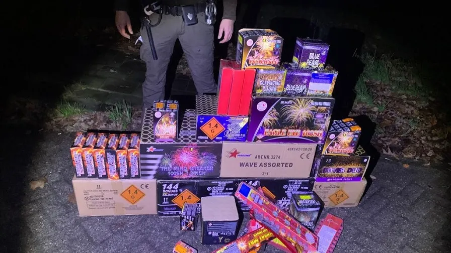 inbeslagname vuurwerk