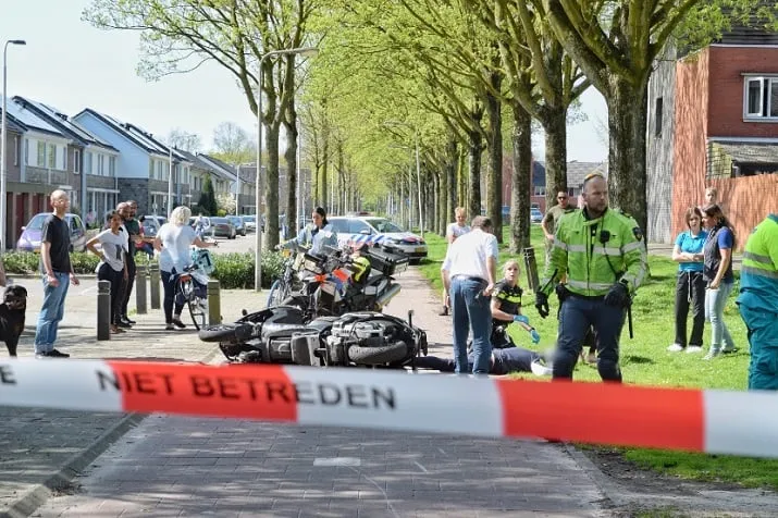 kindje aangereden door motor