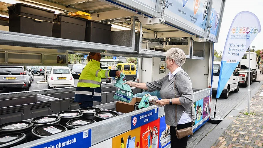 mobiele recyclestraat twee 1ffc2f0673