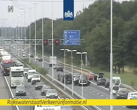 ongeluk a58 de baars