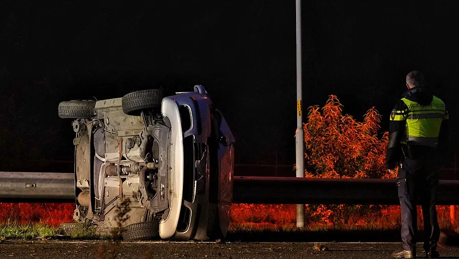 ongeluk a58 gilze