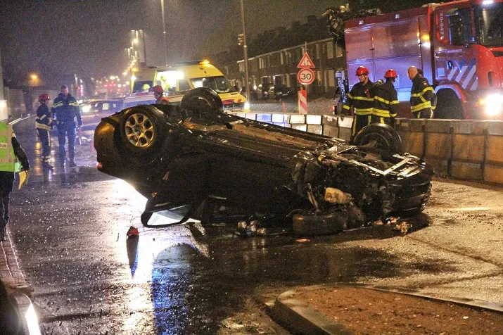 ongeluk ringbaan noord